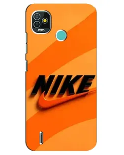 Чехол для TECNO Pop 5 (BD2p) с картинкой «Оранжевый драйв Nike» Чехол для TECNO Pop 5 (BD2p) с картинкой «Оранжевый драйв Nike»