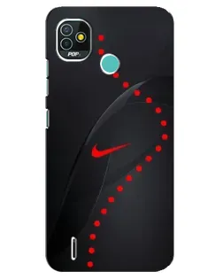 Чехол для TECNO Pop 5 (BD2p) с картинкой «Абстрактный дизайн Nike» Чехол для TECNO Pop 5 (BD2p) с картинкой «Абстрактный дизайн Nike»