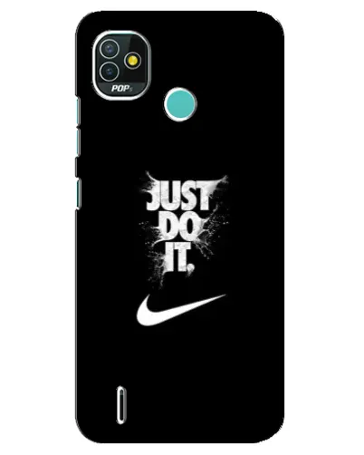 Чехол для TECNO Pop 5 (BD2p) с картинкой «Текстовый принт Nike» Чехол для TECNO Pop 5 (BD2p) с картинкой «Текстовый принт Nike»