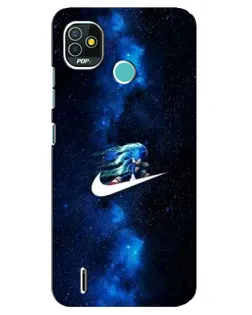 Чехол для TECNO Pop 5 (BD2p) с картинкой «Звездный путь Nike» Чехол для TECNO Pop 5 (BD2p) с картинкой «Звездный путь Nike»
