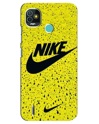 Чехол для TECNO Pop 5 (BD2p) с картинкой «Желтый текстурный Nike» Чехол для TECNO Pop 5 (BD2p) с картинкой «Желтый текстурный Nike»