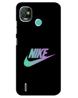 Чехол для TECNO Pop 5 (BD2p) с картинкой «Nike — городская ночь» Чехол для TECNO Pop 5 (BD2p) с картинкой «Nike — городская ночь»