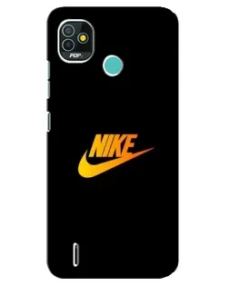 Чехол для TECNO Pop 5 (BD2p) с картинкой «Золотой логотип Nike» Чехол для TECNO Pop 5 (BD2p) с картинкой «Золотой логотип Nike»