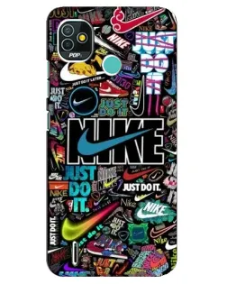 Чехол для TECNO Pop 5 (BD2p) с картинкой «Яркий коллаж Nike» Чехол для TECNO Pop 5 (BD2p) с картинкой «Яркий коллаж Nike»