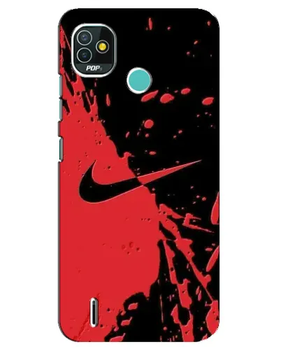 Чехол для TECNO Pop 5 (BD2p) с картинкой «Красные брызги Nike» Чехол для TECNO Pop 5 (BD2p) с картинкой «Красные брызги Nike»