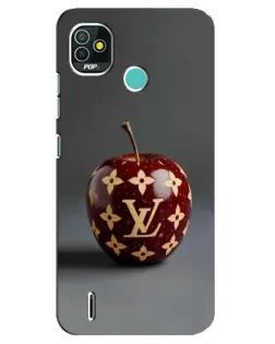 Чехол для TECNO Pop 5 (BD2p) с картинкой «Красное яблоко LV»