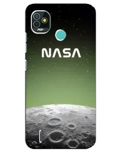 Чехол для TECNO Pop 5 (BD2p) с картинкой «NASA — лунный градиент» Чехол для TECNO Pop 5 (BD2p) с картинкой «NASA — лунный градиент»
