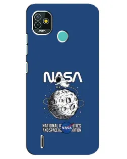 Чехол для TECNO Pop 5 (BD2p) с картинкой «NASA — лунная миссия» Чехол для TECNO Pop 5 (BD2p) с картинкой «NASA — лунная миссия»
