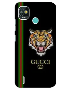Чохол для TECNO Pop 5 (BD2p) з картинкою «Тигр Gucci»