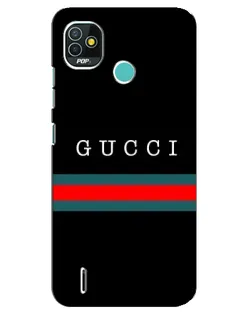 Чохол для TECNO Pop 5 (BD2p) з картинкою «Gucci — червоний пояс»