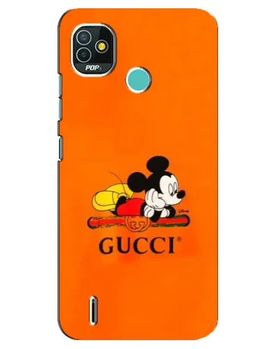 Чехол для TECNO Pop 5 (BD2p) с картинкой «Микки Маус Gucci — оранж» Чехол для TECNO Pop 5 (BD2p) с картинкой «Микки Маус Gucci — оранж»