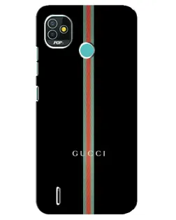 Чохол для TECNO Pop 5 (BD2p) з картинкою «Gucci — строга лінія»