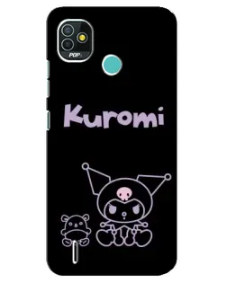 Чохол для TECNO Pop 5 (BD2p) з картинкою «Kuromi — чорний мінімалізм» Чохол для TECNO Pop 5 (BD2p) з картинкою «Kuromi — чорний мінімалізм»