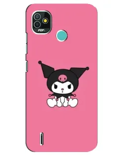 Чехол для TECNO Pop 5 (BD2p) с картинкой «Хмурая Kuromi» Чехол для TECNO Pop 5 (BD2p) с картинкой «Хмурая Kuromi»