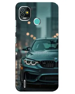 Чехол для TECNO Pop 5 (BD2p) с картинкой «BMW в огнях города» Чехол для TECNO Pop 5 (BD2p) с картинкой «BMW в огнях города»