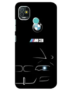 Чехол для TECNO Pop 5 (BD2p) с картинкой «Минималистичный принт BMW M3» Чехол для TECNO Pop 5 (BD2p) с картинкой «Минималистичный принт BMW M3»
