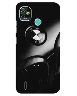 Чехол для TECNO Pop 5 (BD2p) с картинкой «Эмблема BMW — макро» Чехол для TECNO Pop 5 (BD2p) с картинкой «Эмблема BMW — макро»
