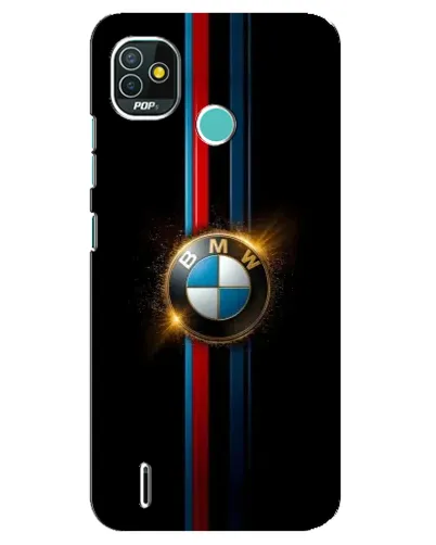 Чехол для TECNO Pop 5 (BD2p) с картинкой «BMW M-Power неон»