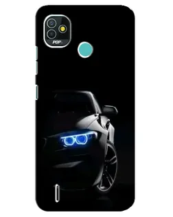 Чехол для TECNO Pop 5 (BD2p) с картинкой «BMW — ночной взгляд» Чехол для TECNO Pop 5 (BD2p) с картинкой «BMW — ночной взгляд»