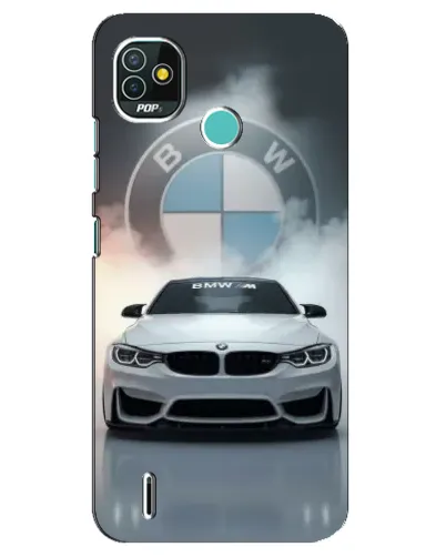 Чехол для TECNO Pop 5 (BD2p) с картинкой «BMW в белом дыму» Чехол для TECNO Pop 5 (BD2p) с картинкой «BMW в белом дыму»