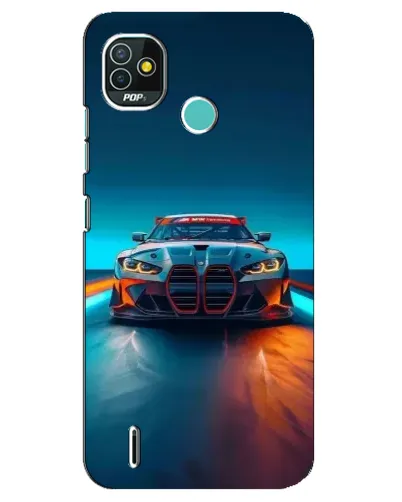 Чехол для TECNO Pop 5 (BD2p) с картинкой «BMW — огни неона» Чехол для TECNO Pop 5 (BD2p) с картинкой «BMW — огни неона»