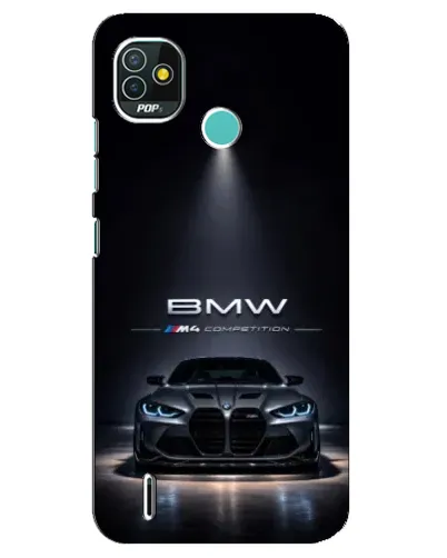 Чехол для TECNO Pop 5 (BD2p) с картинкой «BMW сквозь ночной город» Чехол для TECNO Pop 5 (BD2p) с картинкой «BMW сквозь ночной город»