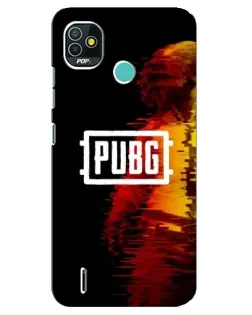 Чохол для TECNO Pop 5 (BD2p) з картинкою «Яскравий логотип PUBG» Чохол для TECNO Pop 5 (BD2p) з картинкою «Яскравий логотип PUBG»