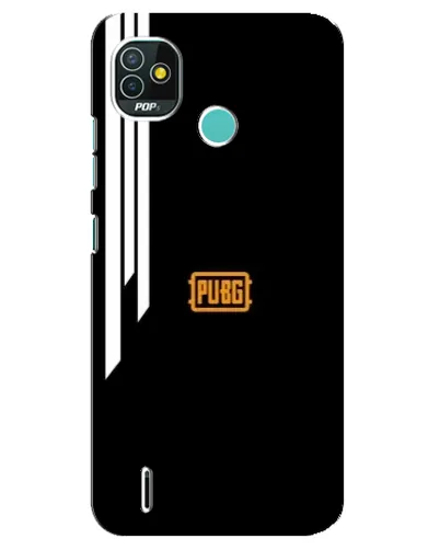 Чехол для TECNO Pop 5 (BD2p) с картинкой «PUBG — вертикальные линии» Чехол для TECNO Pop 5 (BD2p) с картинкой «PUBG — вертикальные линии»