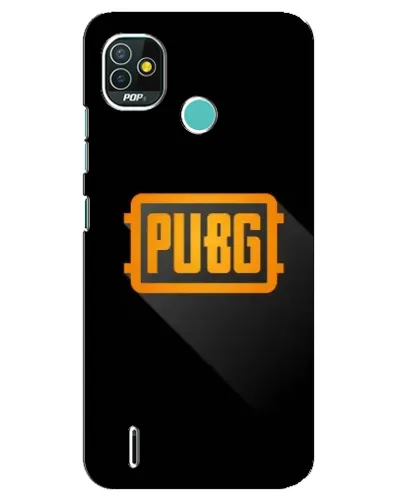 Чехол для TECNO Pop 5 (BD2p) с картинкой «PUBG — рамка лого» Чехол для TECNO Pop 5 (BD2p) с картинкой «PUBG — рамка лого»