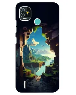 Чохол для TECNO Pop 5 (BD2p) з картинкою «Вид з печери» Чохол для TECNO Pop 5 (BD2p) з картинкою «Вид з печери»