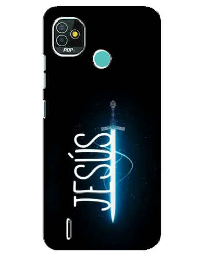 Чехол для TECNO Pop 5 (BD2p) с картинкой «Меч Духа Jesus» Чехол для TECNO Pop 5 (BD2p) с картинкой «Меч Духа Jesus»