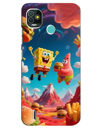 Чехол для TECNO Pop 5 (BD2p) с картинкой «Космический фастфуд» Чехол для TECNO Pop 5 (BD2p) с картинкой «Космический фастфуд»