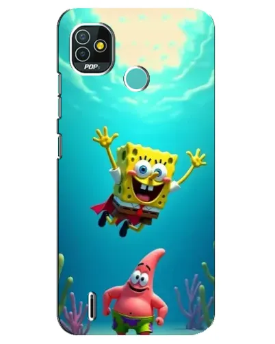 Чехол для TECNO Pop 5 (BD2p) с картинкой «Спанч Боб под водой» Чехол для TECNO Pop 5 (BD2p) с картинкой «Спанч Боб под водой»