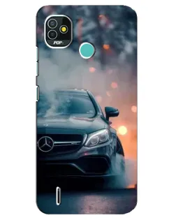 Чохол для TECNO Pop 5 (BD2p) з картинкою «Mercedes — нічне місто»