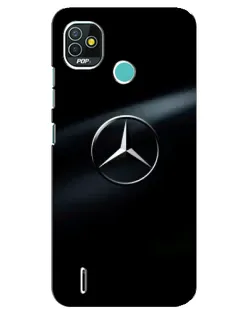 Чехол для TECNO Pop 5 (BD2p) с картинкой «Mercedes на металле» Чехол для TECNO Pop 5 (BD2p) с картинкой «Mercedes на металле»