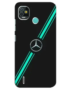 Чехол для TECNO Pop 5 (BD2p) с картинкой «Спортивные линии Mercedes» Чехол для TECNO Pop 5 (BD2p) с картинкой «Спортивные линии Mercedes»