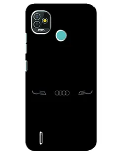 Чохол для TECNO Pop 5 (BD2p) з картинкою «Audi — світловий підпис»