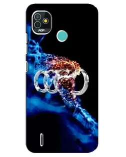 Чохол для TECNO Pop 5 (BD2p) з картинкою «Енергія лого Audi» Чохол для TECNO Pop 5 (BD2p) з картинкою «Енергія лого Audi»