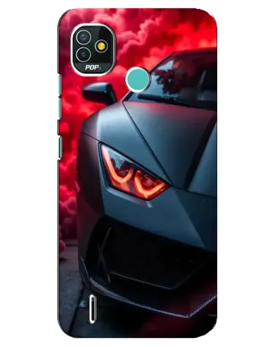 Чехол для TECNO Pop 5 (BD2p) с картинкой «Lamborghini красное сияние» Чехол для TECNO Pop 5 (BD2p) с картинкой «Lamborghini красное сияние»