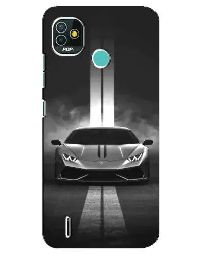 Чехол для TECNO Pop 5 (BD2p) с картинкой «Lamborghini симметрия дорог» Чехол для TECNO Pop 5 (BD2p) с картинкой «Lamborghini симметрия дорог»
