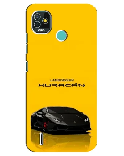 Чехол для TECNO Pop 5 (BD2p) с картинкой «Lamborghini Huracan черный» Чехол для TECNO Pop 5 (BD2p) с картинкой «Lamborghini Huracan черный»
