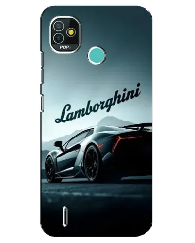 Чехол для TECNO Pop 5 (BD2p) с картинкой «Классическая надпись Lamborghini» Чехол для TECNO Pop 5 (BD2p) с картинкой «Классическая надпись Lamborghini»