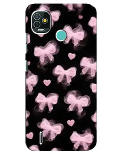 Чехол для TECNO Pop 5 (BD2p) с картинкой «Геометрия банта»