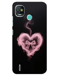 Чехол для TECNO Pop 5 (BD2p) с картинкой «Дымчатое сердце»