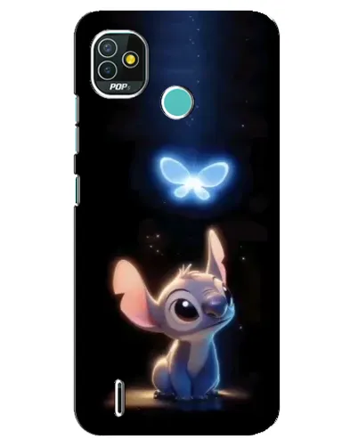 Чехол для TECNO Pop 5 (BD2p) с картинкой «Сияющий Стич»