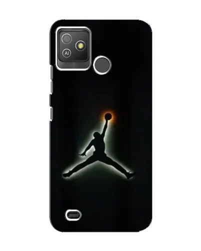 Чехол для TECNO Pop 5 GO с картинкой «Jordan Gradient Logo»