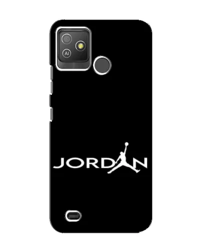 Чехол для TECNO Pop 5 GO с картинкой «Jordan White Logo»