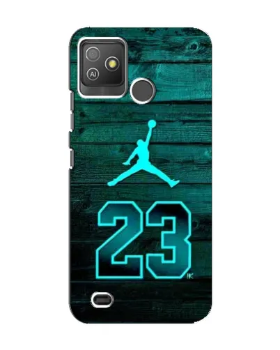 Чехол для TECNO Pop 5 GO с картинкой «Jordan Cyan 23»