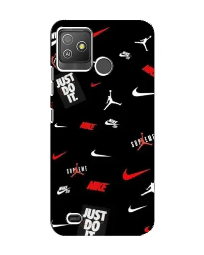 Чехол для TECNO Pop 5 GO с картинкой «Nike Mix Pattern»