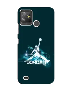 Чехол для TECNO Pop 5 GO с картинкой «Jordan Blue Fire»